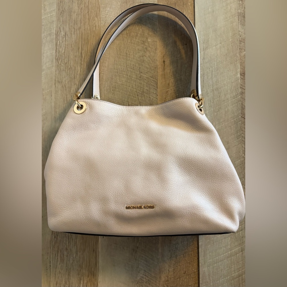 Michael Kors Soft Pink Raven Shoulder Bag
